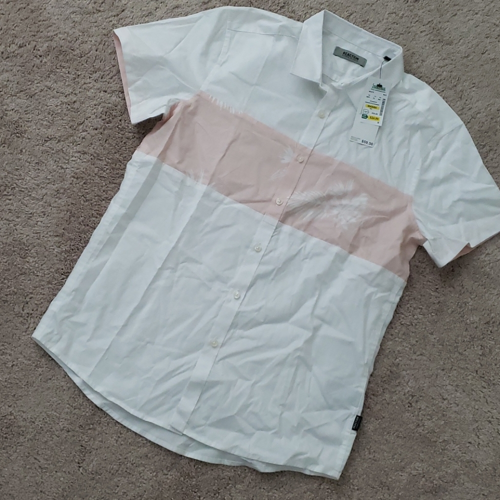 Reaction collard short sleeve shirt